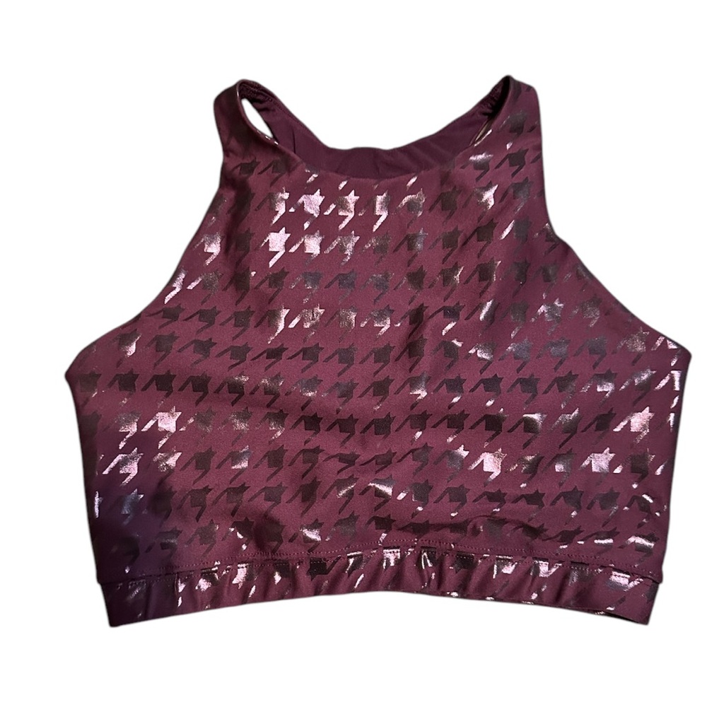 Peloton Show up high neck bra SIZE L preowned activewear - Picture 5 of 5